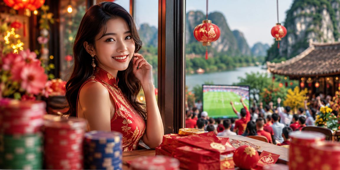 Người dùng Ninh Bình ngồi tại quán cà phê đăng ký tài khoản và nhận bonus chào mừng trên điện thoại
